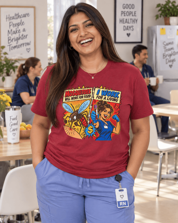 I Work For A Living T-Shirt - LOL Nurse