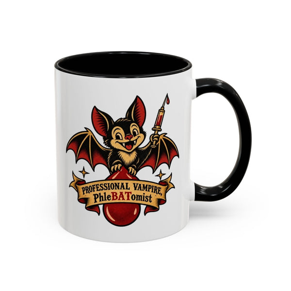 Professional Vampire PhleBATomist Mug - LOL Nurse