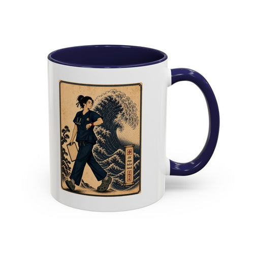 10K Steps Before Lunch nurse mug, side view
