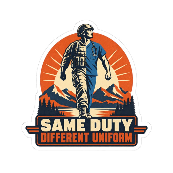 Same Duty Different Uniform Sticker - LOL Nurse