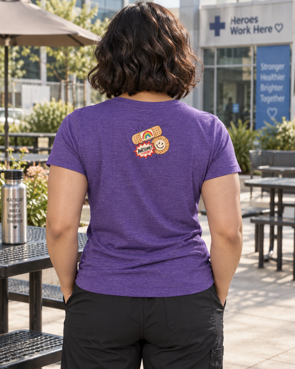 School Nurse In Loco Medici shirt, design 2, front view
