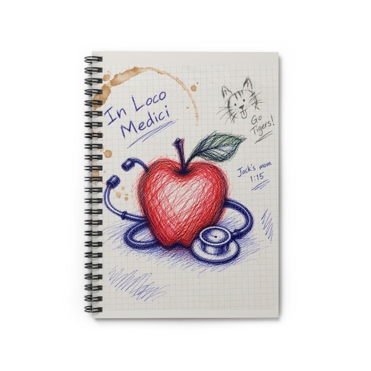 School Nurse In Loco Medici "In Place of a Doctor" Notebook - LOL Nurse